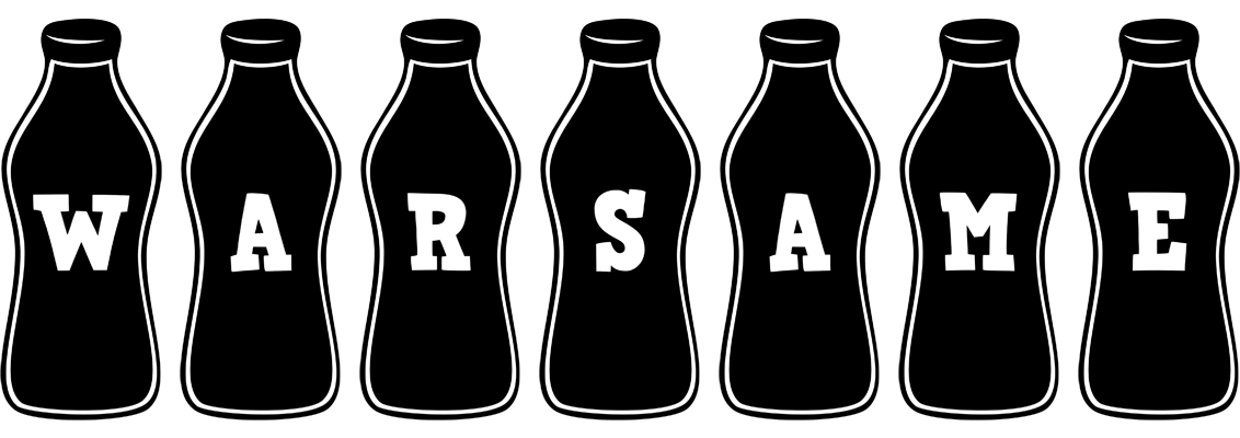 Warsame bottle logo