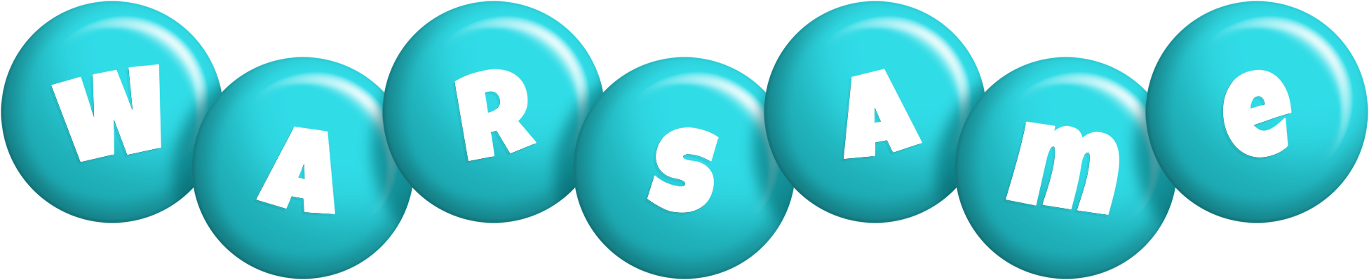 Warsame candy-azur logo