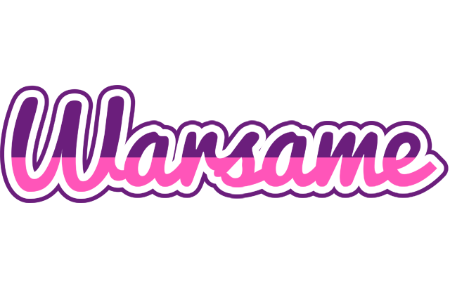 Warsame cheerful logo