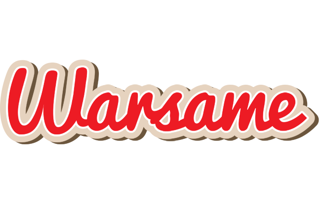 Warsame chocolate logo