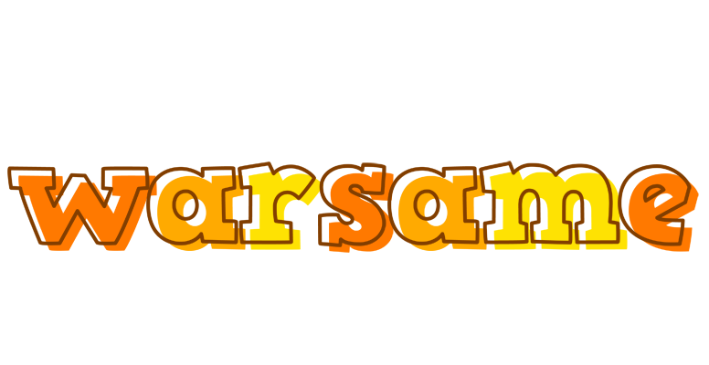 Warsame desert logo