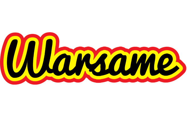 Warsame flaming logo