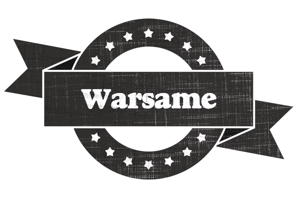 Warsame grunge logo