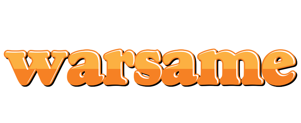 Warsame orange logo