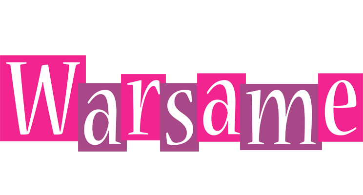 Warsame whine logo