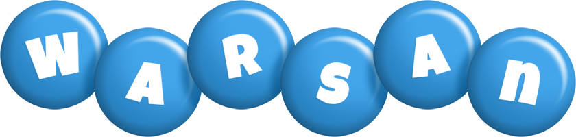 Warsan candy-blue logo