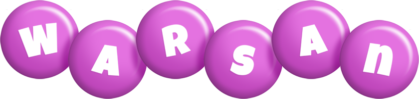 Warsan candy-purple logo