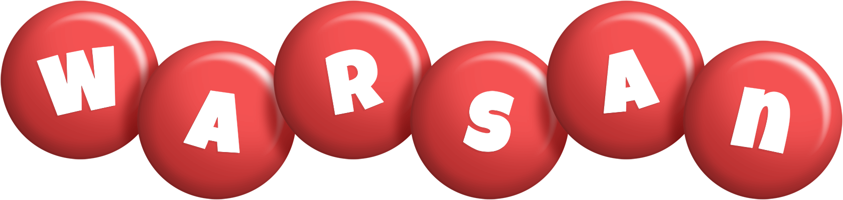 Warsan candy-red logo
