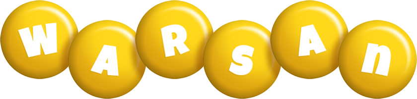 Warsan candy-yellow logo