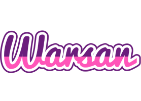 Warsan cheerful logo