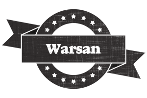 Warsan grunge logo