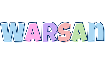 Warsan pastel logo