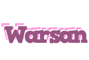 Warsan relaxing logo