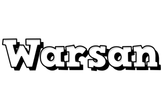 Warsan snowing logo