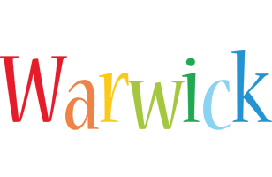 Warwick birthday logo