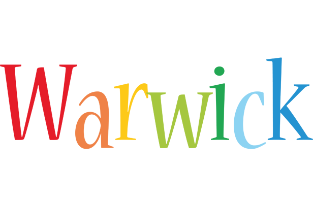 Warwick birthday logo