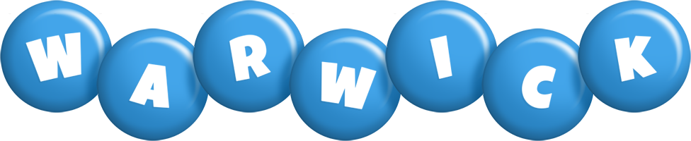 Warwick candy-blue logo