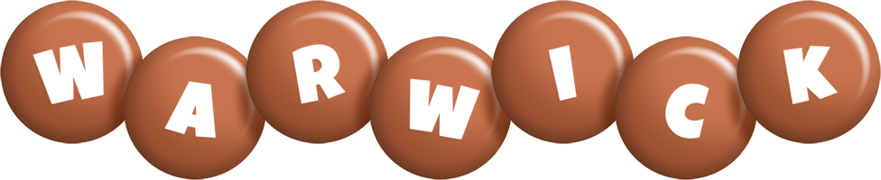 Warwick candy-brown logo