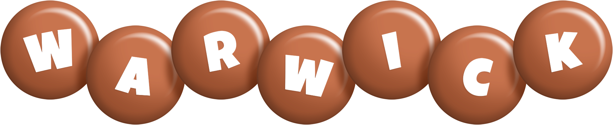 Warwick candy-brown logo