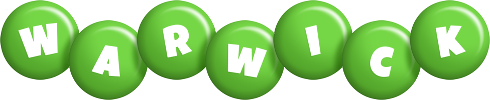 Warwick candy-green logo