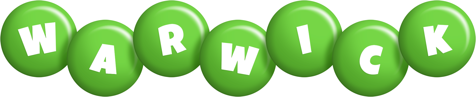 Warwick candy-green logo