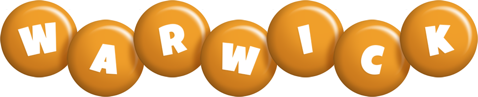 Warwick candy-orange logo