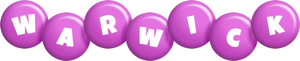 Warwick candy-purple logo