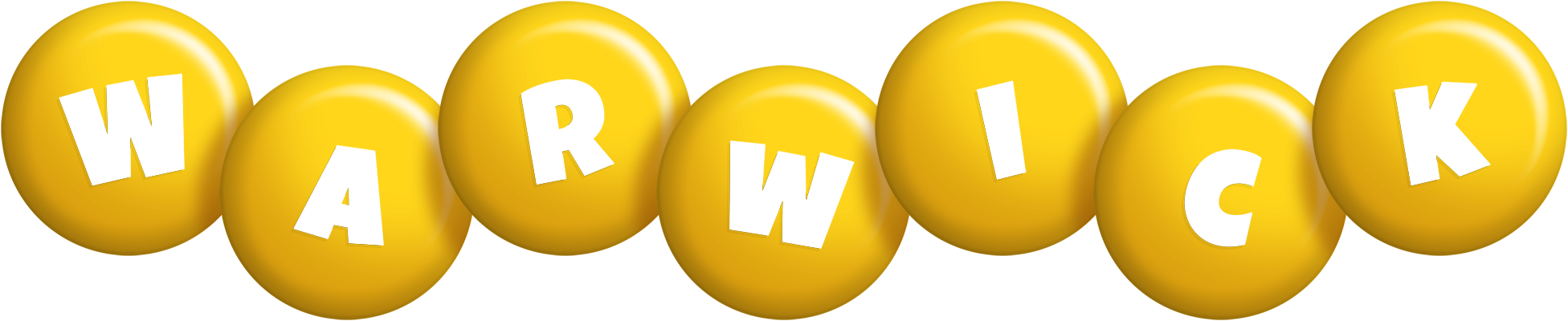 Warwick candy-yellow logo