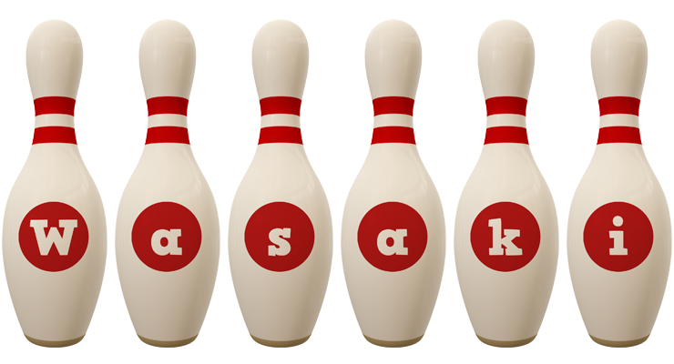 Wasaki bowling-pin logo