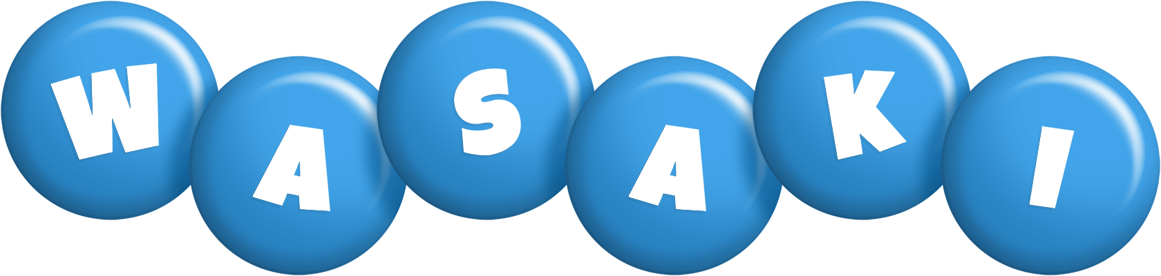 Wasaki candy-blue logo
