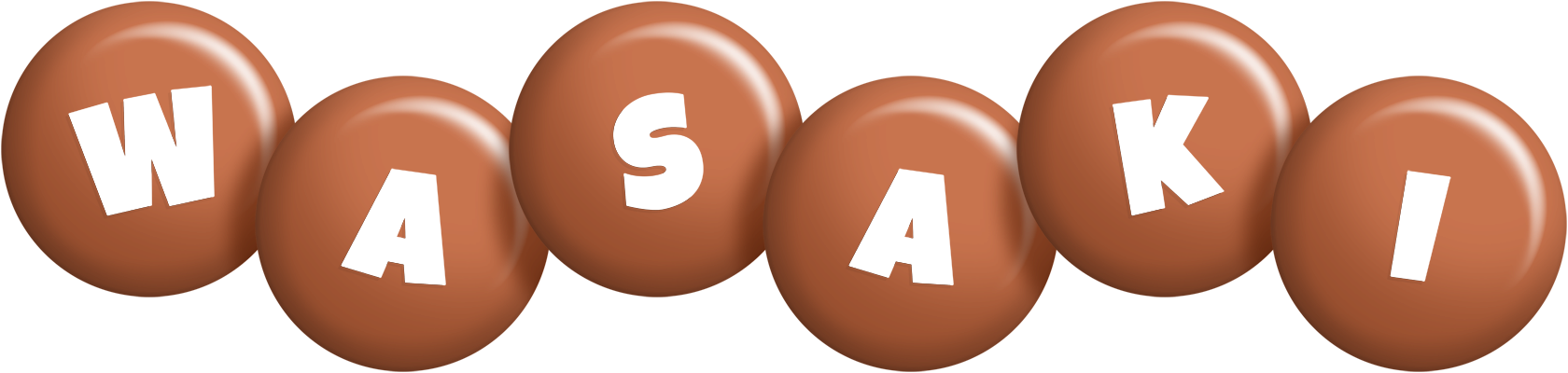 Wasaki candy-brown logo