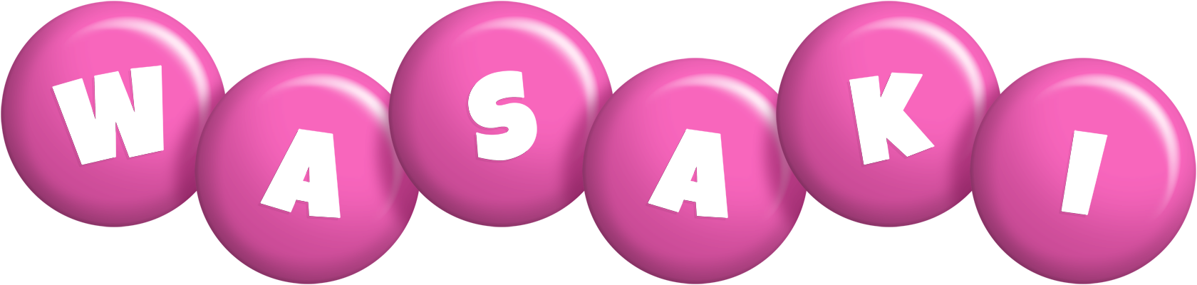 Wasaki candy-pink logo