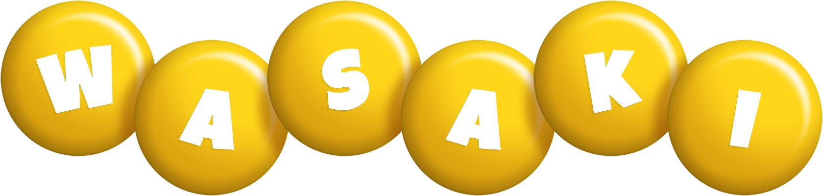 Wasaki candy-yellow logo
