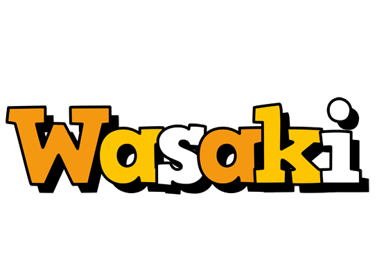 Wasaki cartoon logo