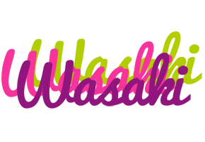 Wasaki flowers logo