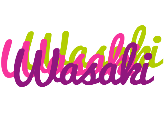 Wasaki flowers logo