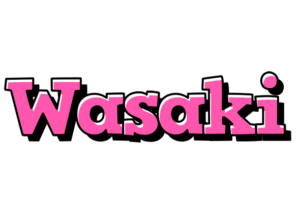 Wasaki girlish logo