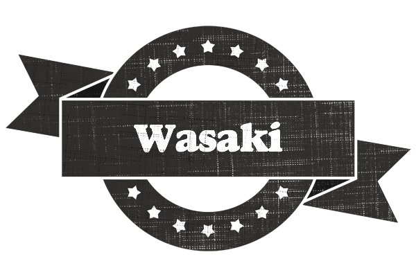 Wasaki grunge logo
