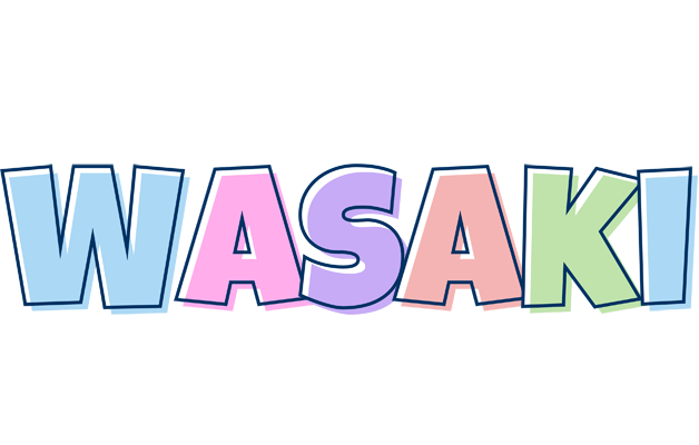 Wasaki pastel logo