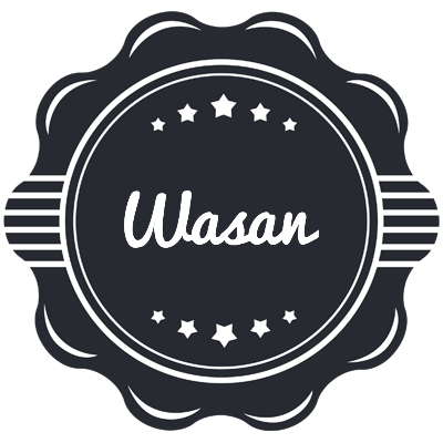 Wasan badge logo