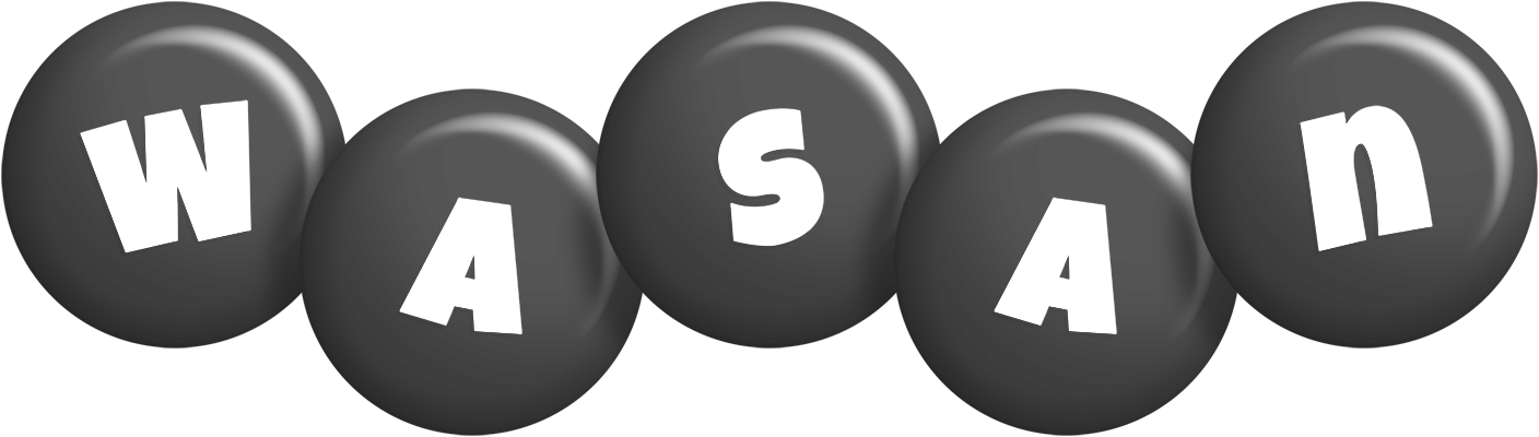 Wasan candy-black logo