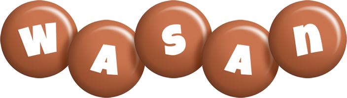 Wasan candy-brown logo