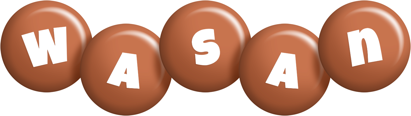 Wasan candy-brown logo