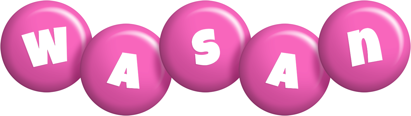 Wasan candy-pink logo