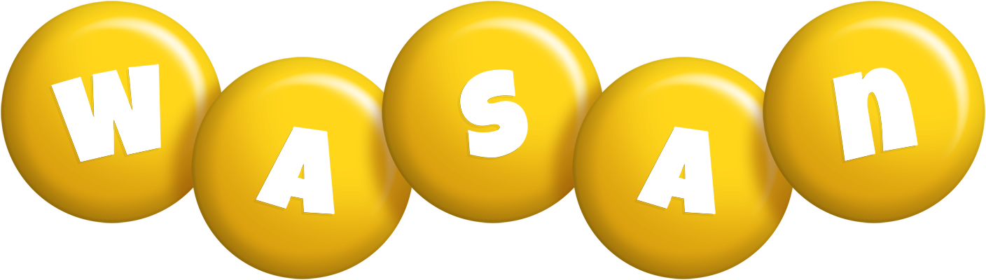 Wasan candy-yellow logo