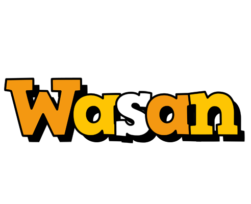 Wasan cartoon logo