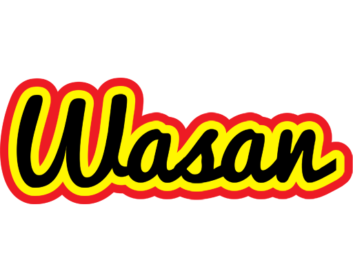 Wasan flaming logo