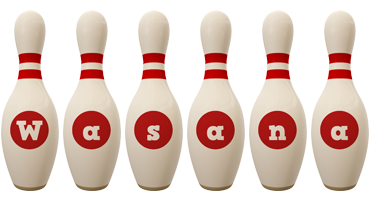 Wasana bowling-pin logo