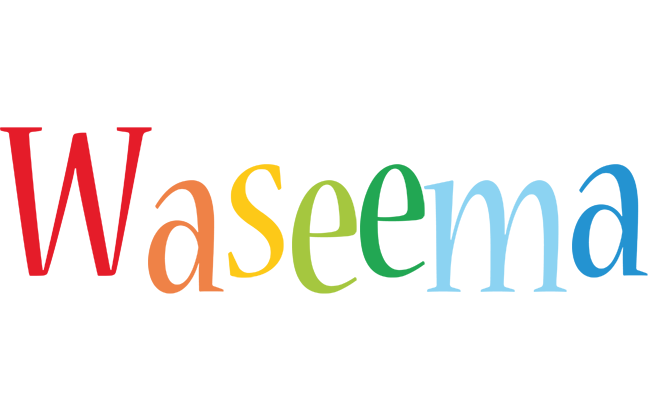Waseema birthday logo