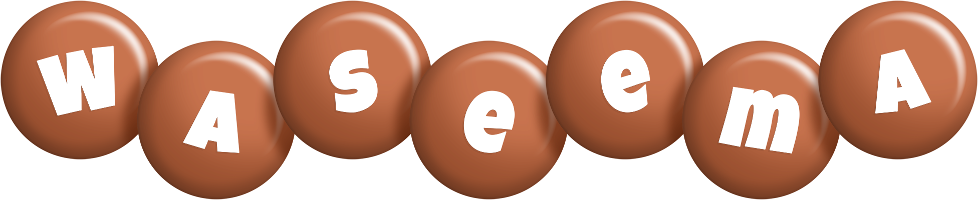 Waseema candy-brown logo
